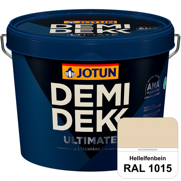 DEMIDEKK ULTIMATE Täckfärg - Deckende Holzfarbe (RAL 1015 Hellelfenbein)