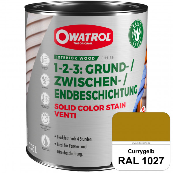 SOLID COLOR STAIN VENTI (RAL 1027 Currygelb)