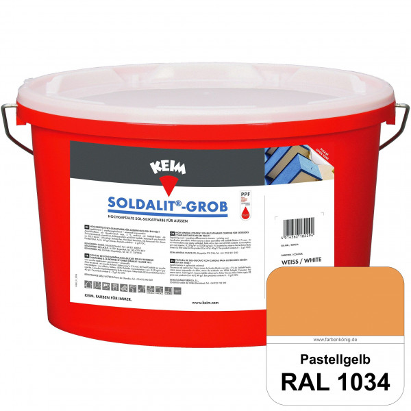 KEIM Soldalit®-Grob (RAL 1034 Pastellgelb)