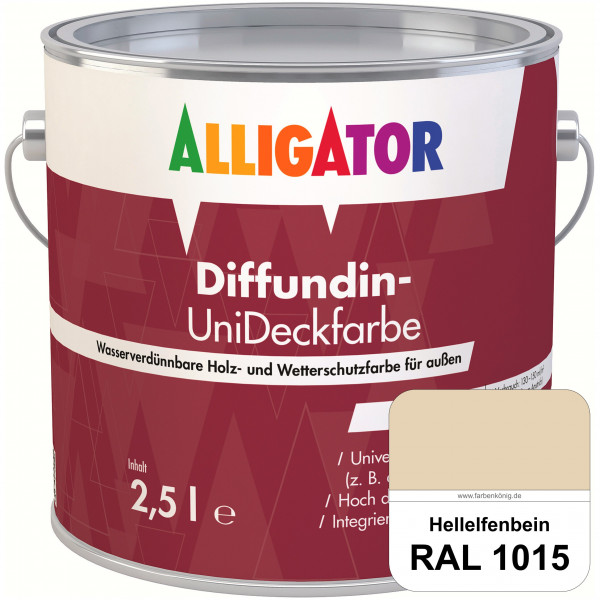ALLIGATOR Diffundin-UniDeckfarbe (RAL 1015 Hellelfenbein)