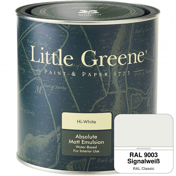 Absolute Matt Emulsion - Sample Pot 250 ml (RAL 9003 Signalweiß)