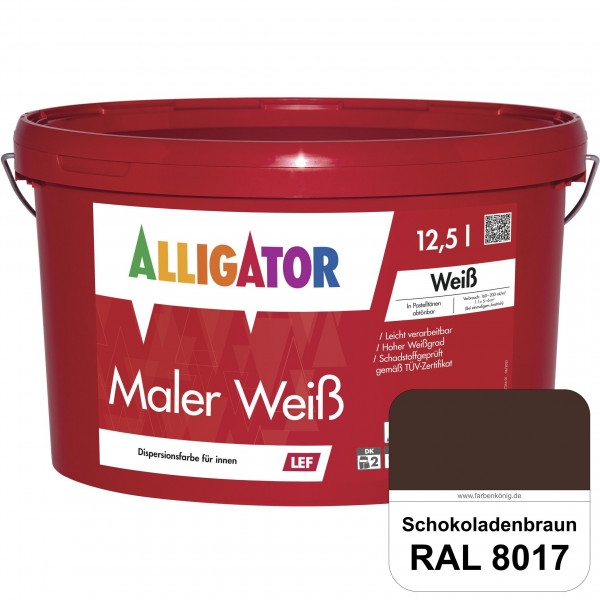 Maler Weiß LEF (RAL 8017 Schokoladenbraun)