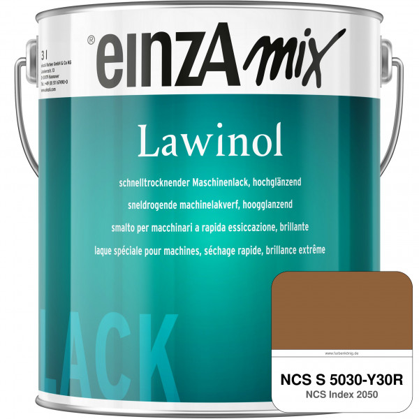 einzA Lawinol hochglänzend (NCS S 5030-Y30R)
