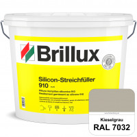 Silicon-Streichfüller 910 (RAL 7032 Kieselgrau) Optischen Egalisierung von z.B. Strukturunterschiede