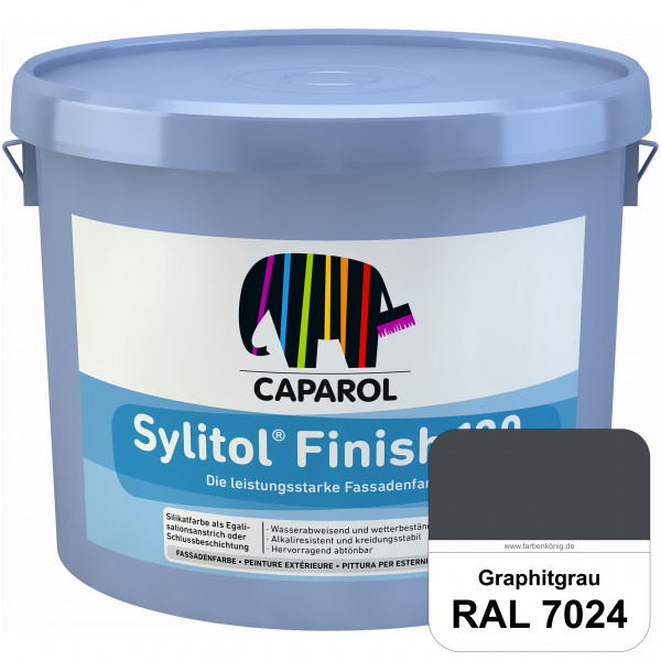 Sylitol® Finish 130 (RAL 7024 Graphitgrau) wetterbeständige Fassadenbeschichtungen auf Silikatbasis