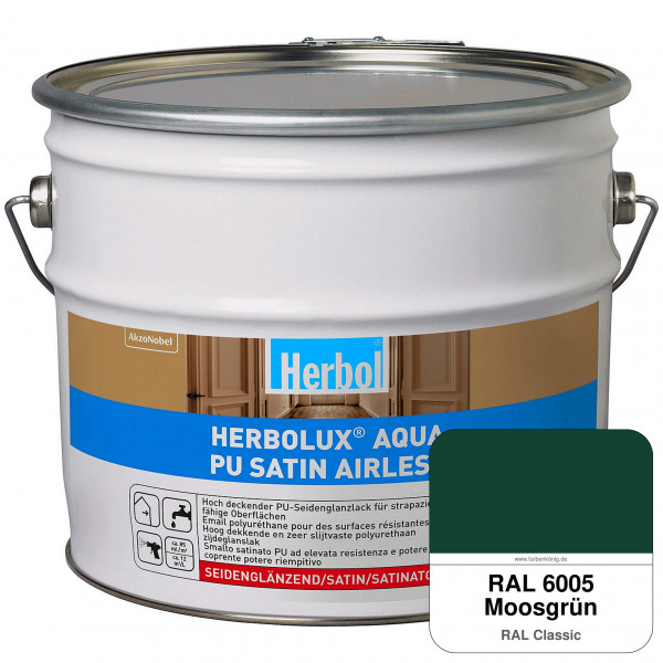 Herbolux Aqua PU Satin Airless (RAL 6005 Moosgrün)