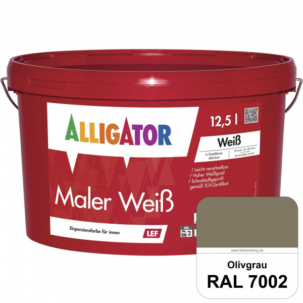 Maler Weiß LEF (RAL 7002 Olivgrau)