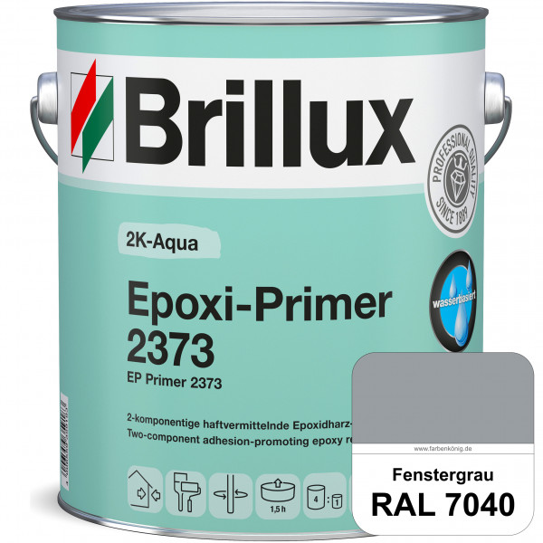 2K-Aqua Epoxi-Primer 2373 (RAL 7040 Fenstergrau) haftvermittelnde Grundierung für Zink, verzinktem S