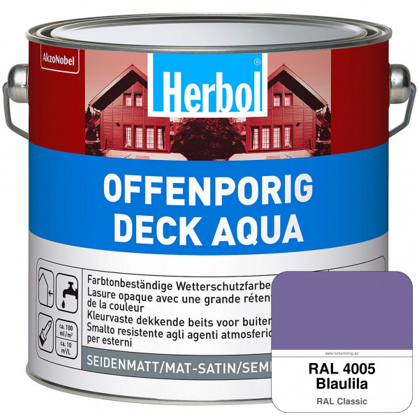 Offenporig-Deck Aqua (RAL 4005 Blaulila)