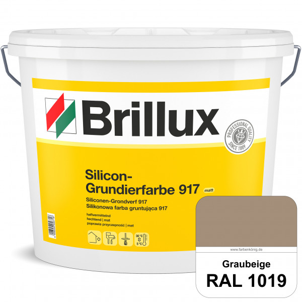 Silicon-Grundierfarbe 917 (RAL 1019 Graubeige) Spezial-Grundierfarbe im Silicon-System (außen)