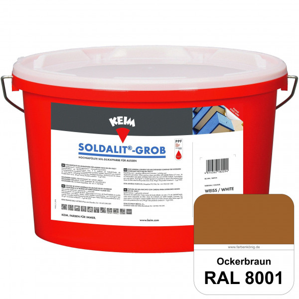 KEIM Soldalit®-Grob (RAL 8001 Ockerbraun)