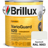 Lignodur VarioGuard 620 (Flächenlasur 620) RAL 9003 Signalweiß