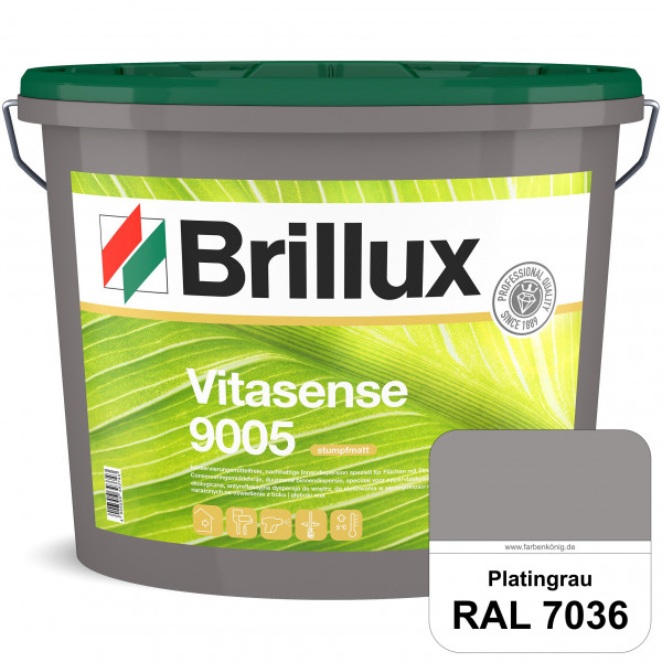 Vitasense 9005 (RAL 7036 Platingrau) hoch deckende konservierungsmittelfreie und matte Innendispersi