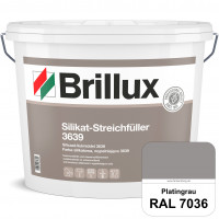 Silikat-Streichfüller ELF 3639 (RAL 7036 Platingrau) Wetterbeständiger, gebrauchsfertiger Streichfül