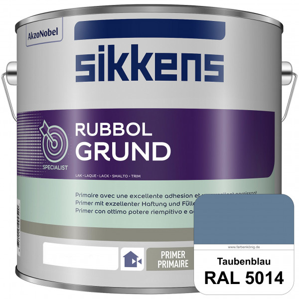 Rubbol Grund (RAL 5014 Taubenblau) Seidenmatte Grund- und Zwischenbeschichtung auf Kunstharzbasis (i