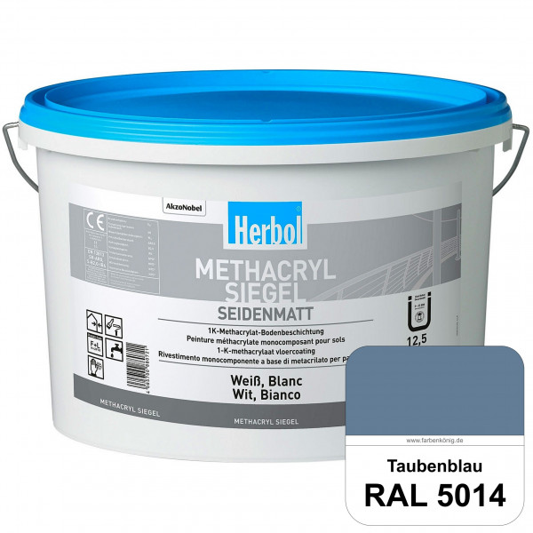 Methacryl Siegel (RAL 5014 Taubenblau) seidenmatte 1K-Beschichtung Böden (Innen & Außen)