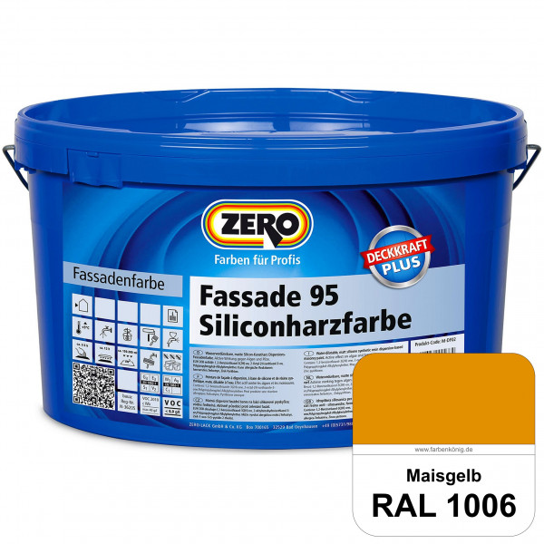 Fassade 95 Siliconharzfarbe (RAL 1006 Maisgelb)