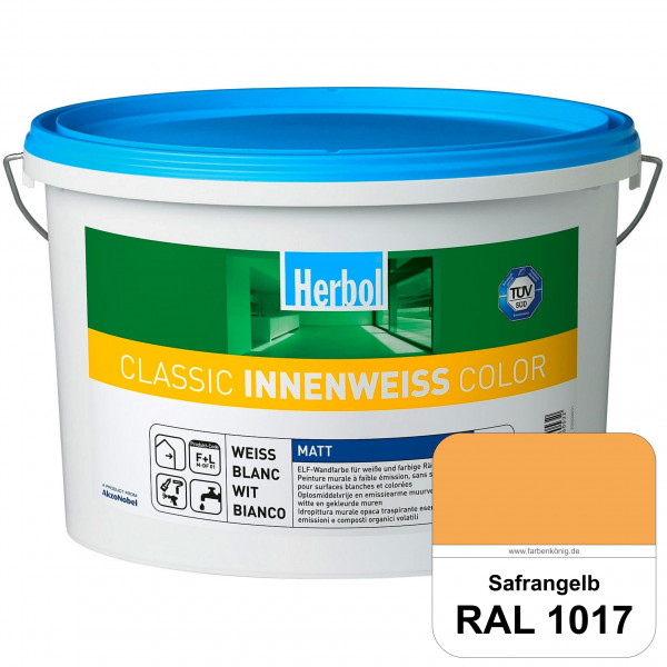 Classic Innenweiss Color (RAL 1017 Safrangelb) Hochwertige Renovierungsfarbe