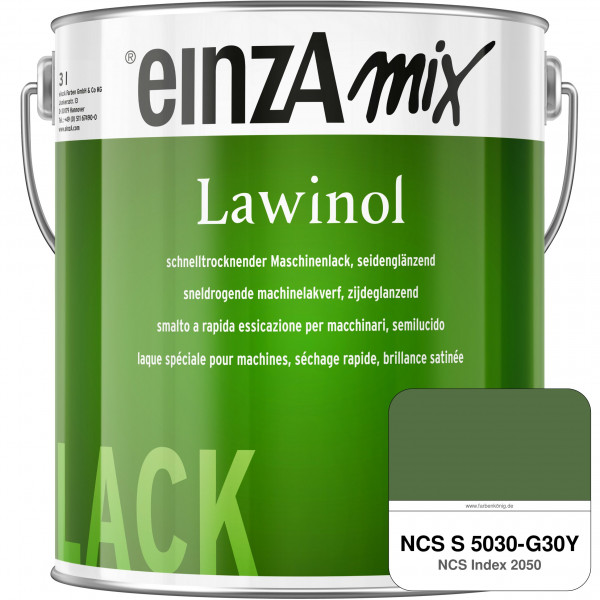 einzA Lawinol seidenglänzend (NCS S 5030-G30Y)