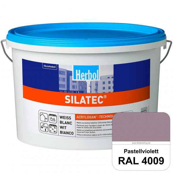 Silatec (RAL 4009 Pastellviolett) Acrylatverstärkte, füllende Siliconharz-Fassadenfarbe