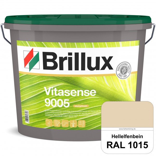 Vitasense 9005 (RAL 1015 Hellelfenbein) hoch deckende konservierungsmittelfreie und matte Innendispe