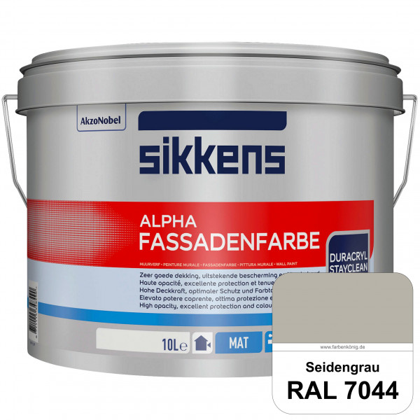 Alpha Fassadenfarbe (RAL 7044 Seidengrau)