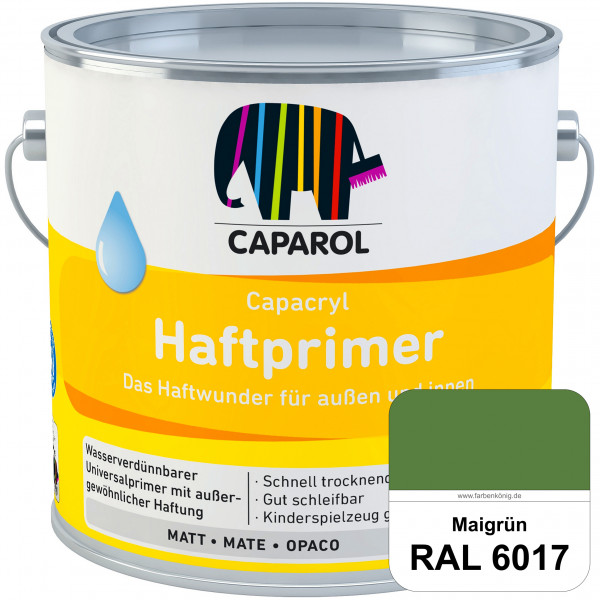 Capacryl Haftprimer (RAL 6017 Maigrün) Grundierungen Holz, Zink, Hart-PVC, Aluminium, Kupfer (innen