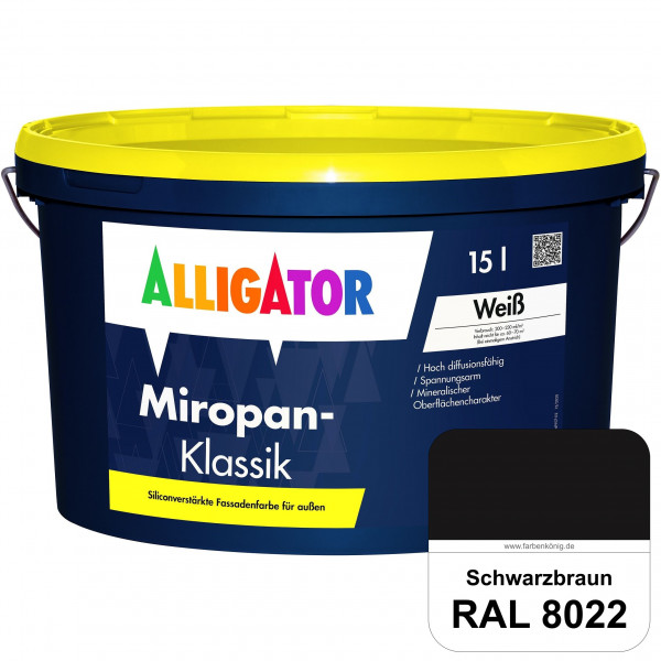 Miropan-Klassik (RAL 8022 Schwarzbraun)