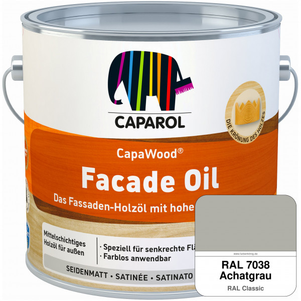 CapaWood® Facade Oil (RAL 7038 Achatgrau)