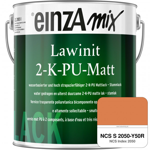 einzA Lawinit 2-K-PU Matt Stammlack (NCS S 2050-Y50R)