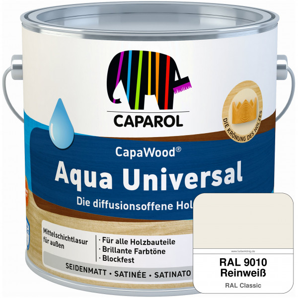 CapaWood® Aqua Universal (RAL 9010 Reinweiß)