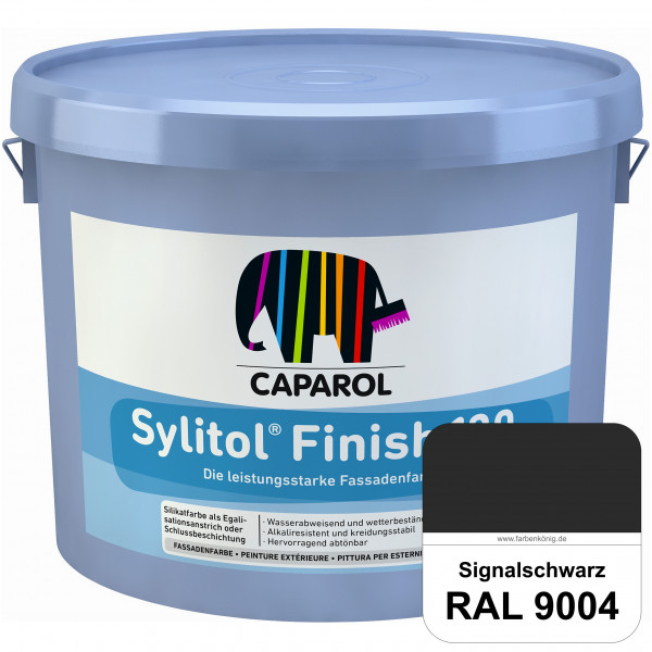 Sylitol® Finish 130 (RAL 9004 Signalschwarz) wetterbeständige Fassadenbeschichtungen auf Silikatbasi