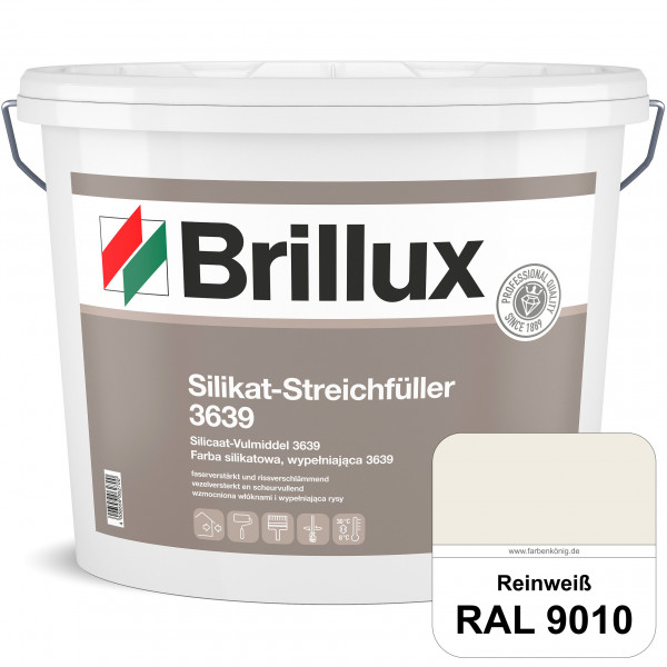 Silikat-Streichfüller ELF 3639 (RAL 9010 Reinweiß) Wetterbeständiger, gebrauchsfertiger Streichfülle