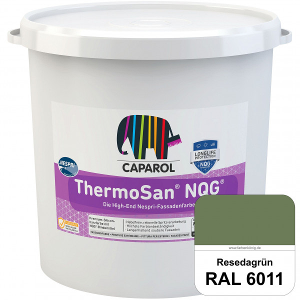 ThermoSan® NQG® Nespri (RAL 6011 Resedagrün) Siliconharz-Bindemittelkombination mit integrierter Nan
