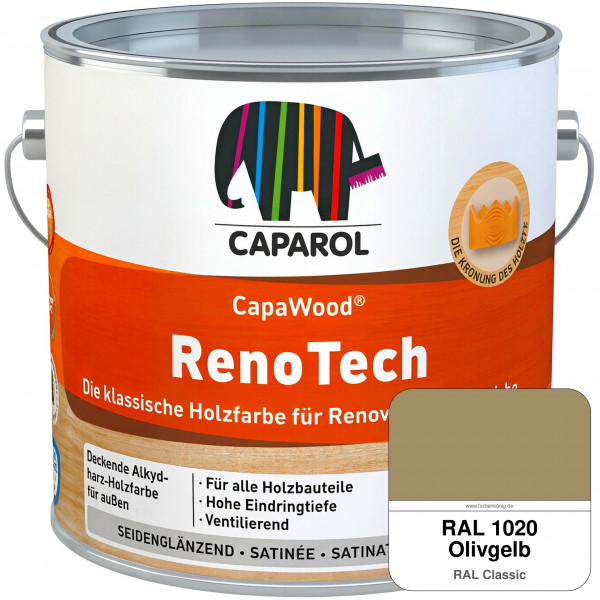 CapaWood® RenoTech (RAL 1020 Olivgelb) - ersetzt Capadur RenoTech