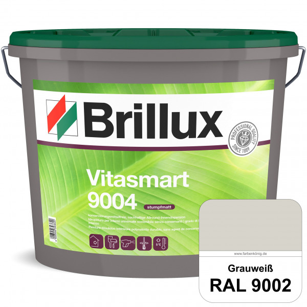 Vitasmart 9004 (RAL 9002 Grauweiß) Hochwertige matte konservierungsmittelfreie Innendispersion für z