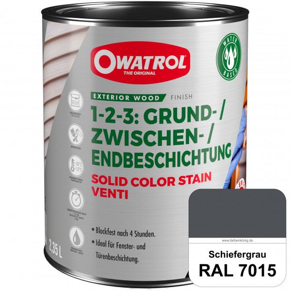 SOLID COLOR STAIN VENTI (RAL 7015 Schiefergrau)