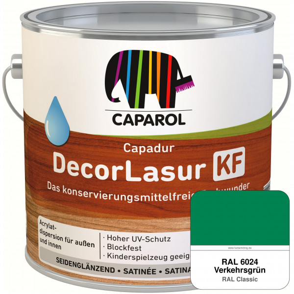 Caparol Capadur DecorLasur KF (RAL 6024 Verkehrsgrün)