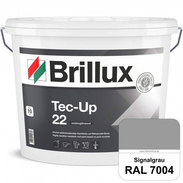 Tec-Up 22 (RAL 7004 Signalgrau) Höchst wetterbeständige Dachfarbe auf Reinacrylat-Basis