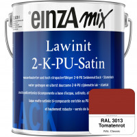 einzA Lawinit 2-K-PU Satin Stammlack (RAL 3013 Tomatenrot)