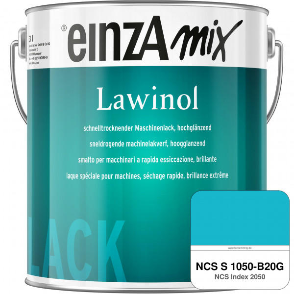 einzA Lawinol hochglänzend (NCS S 1050-B20G)