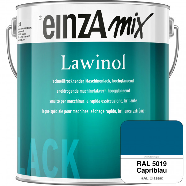 einzA Lawinol hochglänzend (RAL 5019 Capriblau)