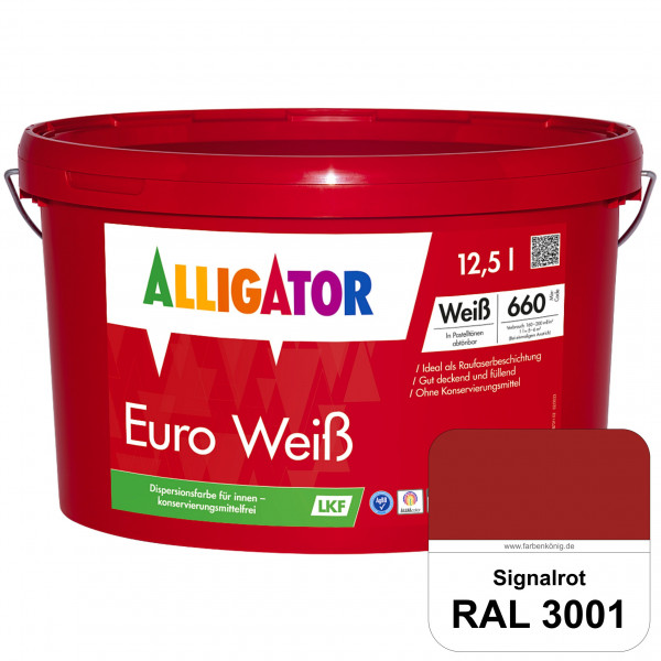 Euro Weiß LKF (RAL 3001 Signalrot)
