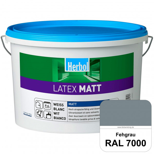 Latex Matt (RAL 7000 Fehgrau) Matte Latexfarbe mit hoher Strapazierfähigkeit