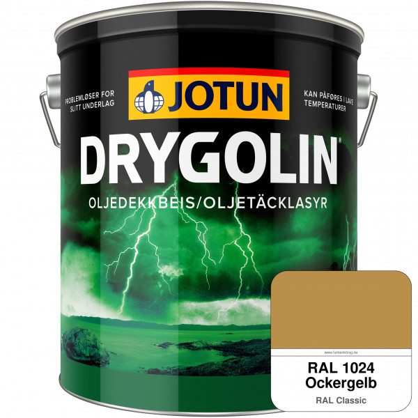 Drygolin Oljedekkbeis (ehemals Trebitt deckend) - Deckende & wetterbeständige Öllasur für Außen (RAL