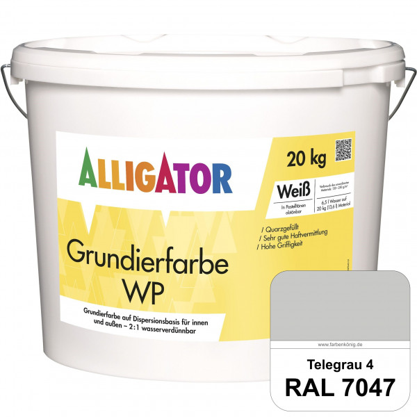 Grundierfarbe WP (RAL 7047 Telegrau 4)