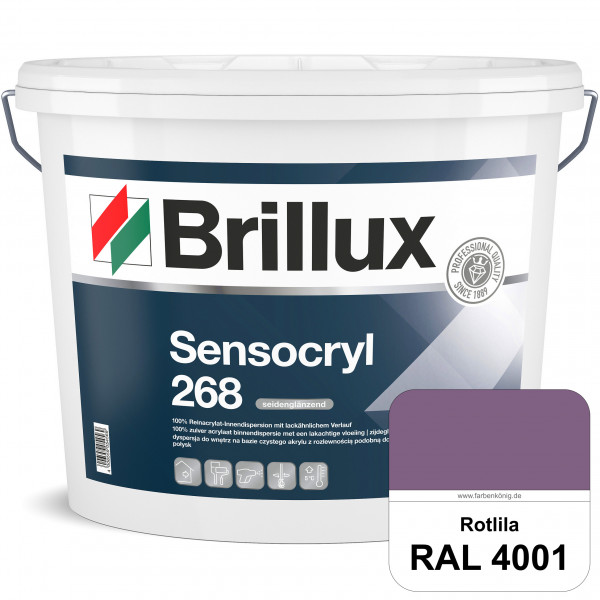 Sensocryl ELF 268 (RAL 4001 Rotlila) hochwertige seidenglänzende & strapazierfähige Reinacrylat-Inne