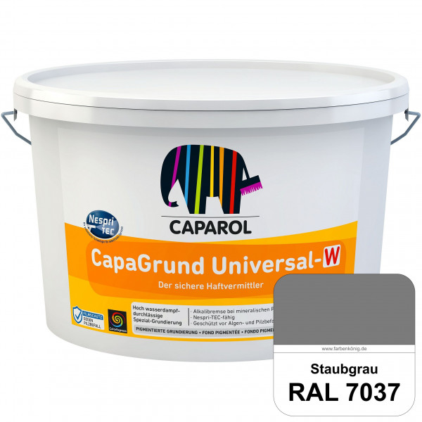 CapaGrund Universal-W (RAL 7037 Staubgrau) hoch wasserdampfdurchlässige Spezial-Grundierung (innen &