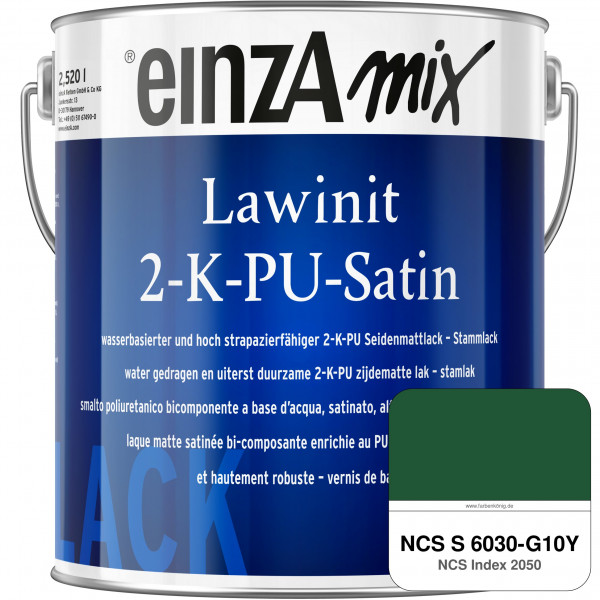 einzA Lawinit 2-K-PU Satin Stammlack (NCS S 6030-G10Y)