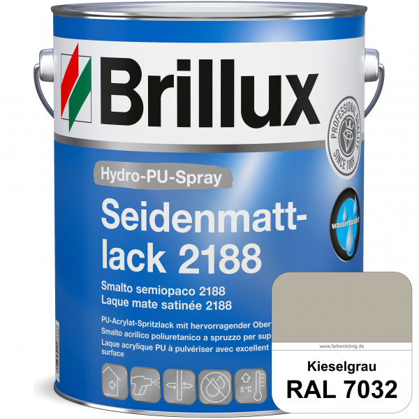 Hydro-PU-Spray Seidenmattlack 2188 (RAL 7032 Kieselgrau) hochwertiger Lack speziell für das XVLP-Spr